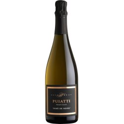 Rosè De Noirs Pinot Nero Vino Spumante di Qualità Metodo Classico Extra Brut Puiatti Vino Rosato 1 Bottiglia CL 75