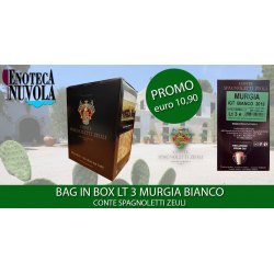 Bag in Box Murgia Bianco IGT Conte Spagnoletti Zeuli LT 3