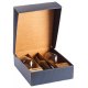Scatola regalo per 1 bottiglia di Vino con 2 bicchieri