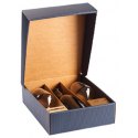 Scatola regalo per 1 bottiglia di Vino con 2 bicchieri